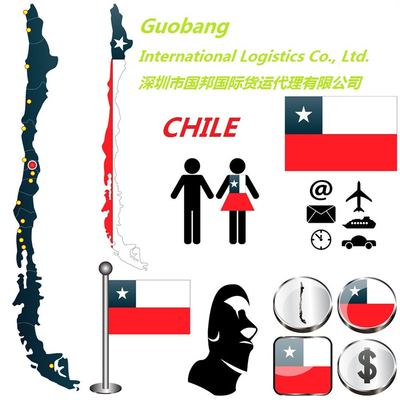 One Stop Service Booking-Pick up-Custom Clearance-on Board Total Supply 500teu/Month to Chile Shipping Sea Air Express