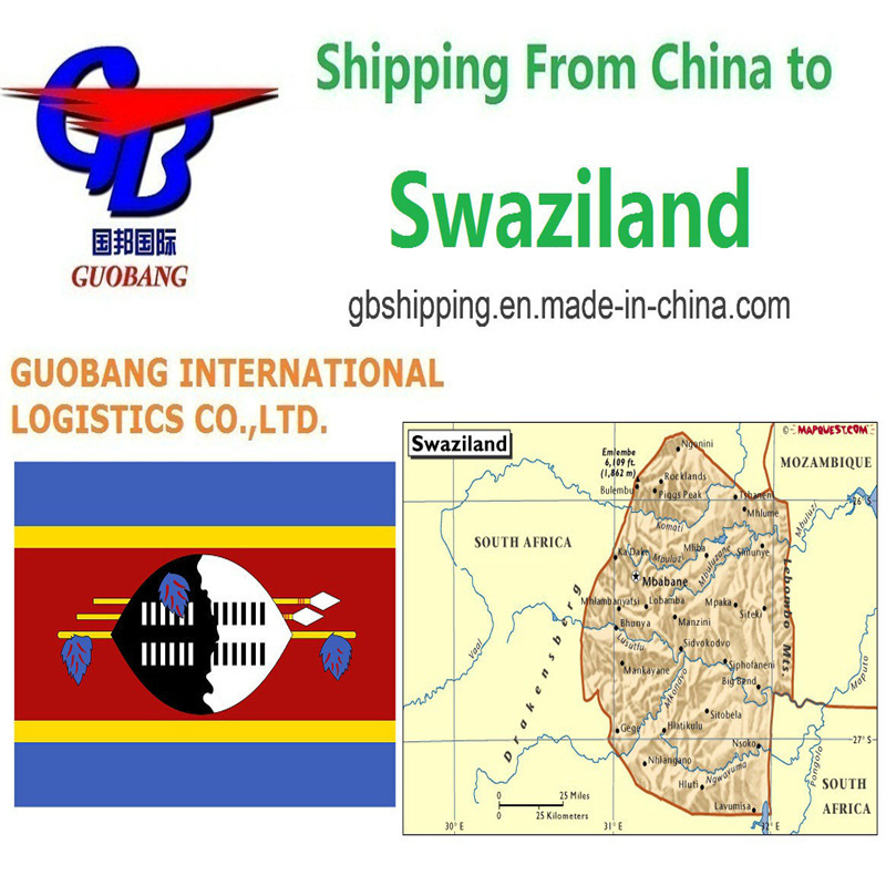 One Stop Service for Shipping from to Swaziland Book Pick up Custom Clearance on Board 40HQ